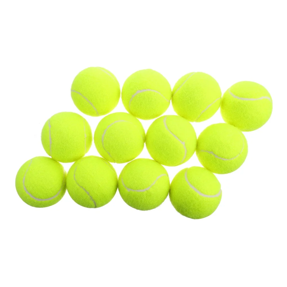 12 pcs Training Tennis Balls Pet Use Labels High Elastic Bright Color Fetching Practice Sports for Exercise Te
12 pcs Training Tennis Balls Pet Use Labels High Elastic Bright Color Fetching Practice Sports for Exercise Te
