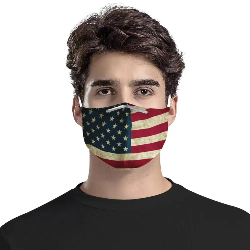 Hot American Flag Pattern Custom Pattern Reusable Mouth Face Cover Comfortable Anti-Dust Anti-saliva Anti Infection Windproof
Hot American Flag Pattern Custom Pattern Reusable Mouth Face Cover Comfortable Anti-Dust Anti-saliva Anti Infection Windproof