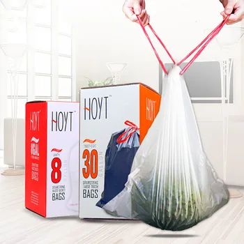 Thick Drawstring Garbage Bag Closing Handle Kitchen Bathroom Drawstring Trash Bag Double-Seam Leakproof Garbage Bags #LR3
Thick Drawstring Garbage Bag Closing Handle Kitchen Bathroom Drawstring Trash Bag Double-Seam Leakproof Garbage Bags #LR3