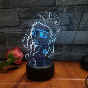 Children Cartoon Night Light DIsney Frozen Elsa Princess LED 3D Light with Double Color Control 3D Table Lamp Kids Gifts Toys
Children Cartoon Night Light DIsney Frozen Elsa Princess LED 3D Light with Double Color Control 3D Table Lamp Kids Gifts Toys