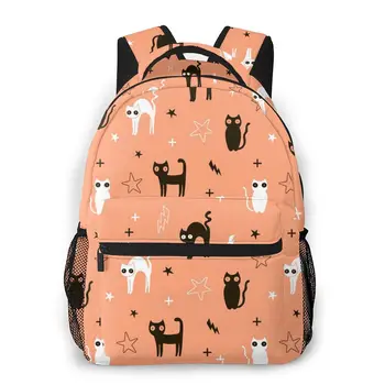 OLN Backpack Women Shoulder Bag For Teenage Girls Halloween Cats Bagpack Female Ladies School Backpack
OLN Backpack Women Shoulder Bag For Teenage Girls Halloween Cats Bagpack Female Ladies School Backpack