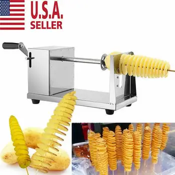 Manual Spiral Potato Slicer Twister Potatoes Cutter French Fries Cutting Chips Machine French Fry Vegetable Cutter Kitchen Tools
Manual Spiral Potato Slicer Twister Potatoes Cutter French Fries Cutting Chips Machine French Fry Vegetable Cutter Kitchen Tools