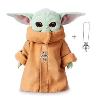 Baby Yoda Plush Toy The Mandalorian Yoda Figure Toy Stuffed Doll 12 Inch with Necklace Best Gift for Fans
Baby Yoda Plush Toy The Mandalorian Yoda Figure Toy Stuffed Doll 12 Inch with Necklace Best Gift for Fans