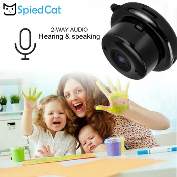 Wireless Wide Angle Mini HD Night Vision Smart WIFI IP Camera Home Baby Security Remote Motion Detection Monitor Support TF card
Wireless Wide Angle Mini HD Night Vision Smart WIFI IP Camera Home Baby Security Remote Motion Detection Monitor Support TF card