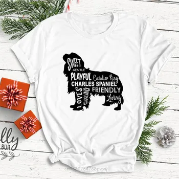 2020 Women's Cavalier King Charles Spaniel Printed T-shirts Summer Fashion 90s Ullzang Harajuku Animal Dog Cropped T Shirt
2020 Women's Cavalier King Charles Spaniel Printed T-shirts Summer Fashion 90s Ullzang Harajuku Animal Dog Cropped T Shirt