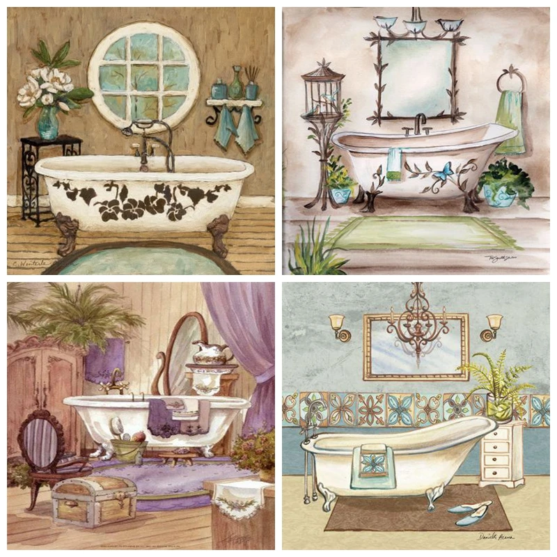 5d DIY Diamond Painting bathroom drawing picture of Cross Stitch full Drill diamond mosaic Craft rhinestone 3D embroidery Gift
5d DIY Diamond Painting bathroom drawing picture of Cross Stitch full Drill diamond mosaic Craft rhinestone 3D embroidery Gift