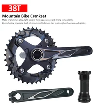 Bicycle Crankset Mountain Bike Hollow Integrated Chain Ring 38T Single Disc 7-12 Speed Wheel 170mm Crankset Bicycle accessories
Bicycle Crankset Mountain Bike Hollow Integrated Chain Ring 38T Single Disc 7-12 Speed Wheel 170mm Crankset Bicycle accessories