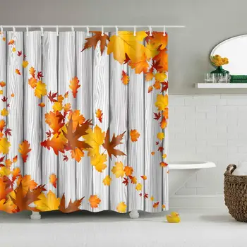 Thanksgiving Shower Curtain Cartoon Turkey and Autumn Leaves Shower Curtain for Bathroom Holiday Polyester Fabric Bath Curtain
Thanksgiving Shower Curtain Cartoon Turkey and Autumn Leaves Shower Curtain for Bathroom Holiday Polyester Fabric Bath Curtain
