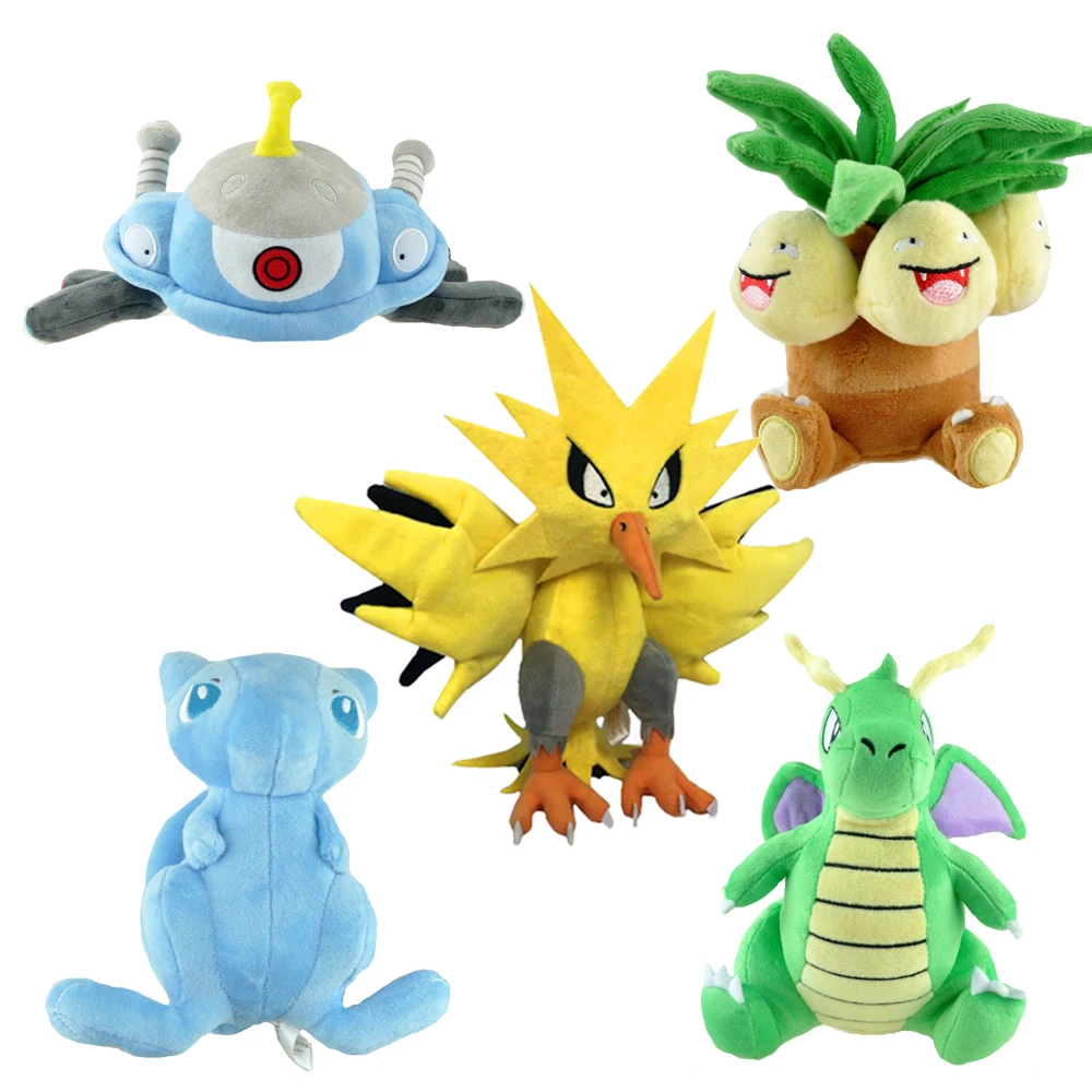 LoveCCD Anime Mew Magnezone Dragonite Zapdos Exeggutor Plush Toy Blue Green Pets Soft Stuffed Dolls A05#43
LoveCCD Anime Mew Magnezone Dragonite Zapdos Exeggutor Plush Toy Blue Green Pets Soft Stuffed Dolls A05#43