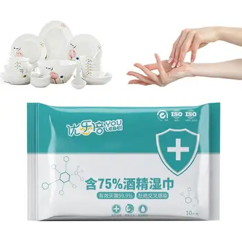 10pcs Disposable Alcohol Antibacterial Wet Wipes Sterilization And Disinfection Wet Wipes Family Affordable New 2020 
10pcs Disposable Alcohol Antibacterial Wet Wipes Sterilization And Disinfection Wet Wipes Family Affordable New 2020