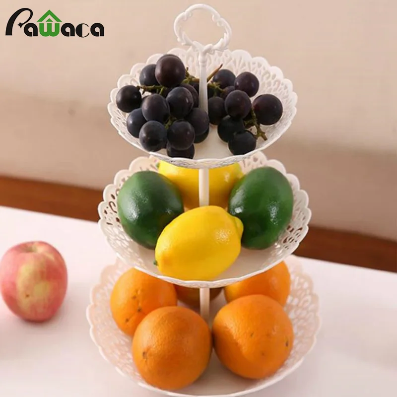 Three-layer Detachable Hollow Snack Dessert Fruit Tray Cake Stand Plate 3 Tiers Food Storage Tray Rack Wedding Party Supplies 
Three-layer Detachable Hollow Snack Dessert Fruit Tray Cake Stand Plate 3 Tiers Food Storage Tray Rack Wedding Party Supplies