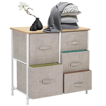 Dresser Organizer with 5 Drawers, Fabric Storage Dresser tower for Bedroom, Hallway, Entryway,Closets Furniture Storage
Dresser Organizer with 5 Drawers, Fabric Storage Dresser tower for Bedroom, Hallway, Entryway,Closets Furniture Storage