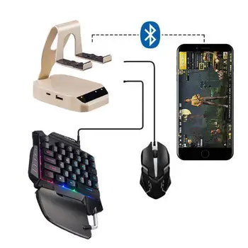 PUBG Bluetooth Controller Mobile Controller G3 Keyboard Mouse Converter Play Set Height Adjustable For iPad Andorid
PUBG Bluetooth Controller Mobile Controller G3 Keyboard Mouse Converter Play Set Height Adjustable For iPad Andorid
