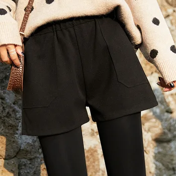 New Arrival Autumn Winter Elastic Waist Wool Pants Fashion Solid Bootcuts Pants Warm Woolen Boot Cut Short Capris Women Pants
New Arrival Autumn Winter Elastic Waist Wool Pants Fashion Solid Bootcuts Pants Warm Woolen Boot Cut Short Capris Women Pants