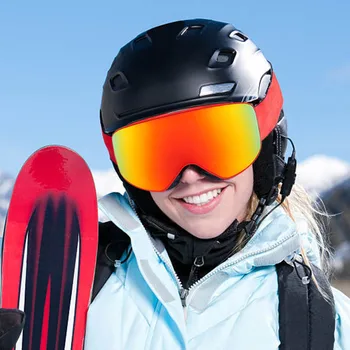 New UV400 Anti-fog Big Ski Mask Skiing Goggles Men& Women Snowboard Goggles Mountaineering Windproof Glasses Ski Goggles Adult
New UV400 Anti-fog Big Ski Mask Skiing Goggles Men& Women Snowboard Goggles Mountaineering Windproof Glasses Ski Goggles Adult