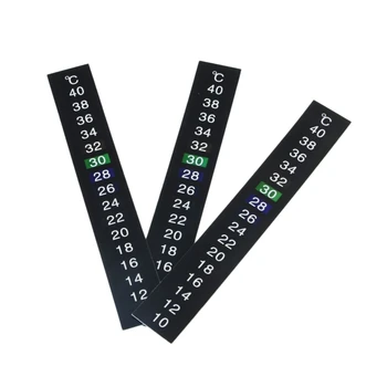 15 Pcs Traditional Stick-on Aquarium Thermometers Temperature Strip Degree Fahrenheit Celsius Display
15 Pcs Traditional Stick-on Aquarium Thermometers Temperature Strip Degree Fahrenheit Celsius Display