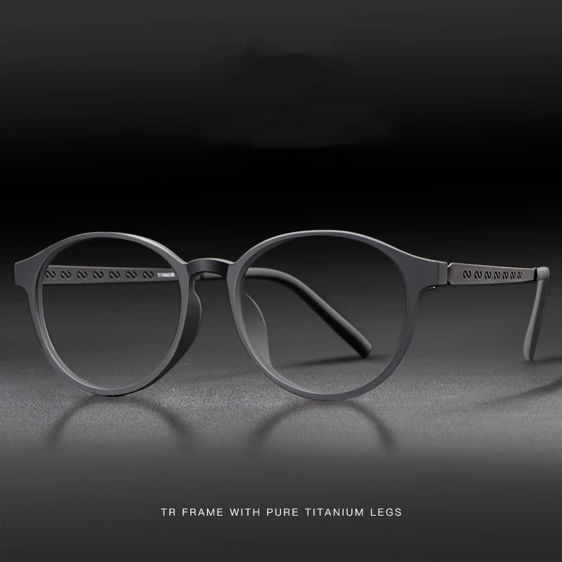Men and Women Comfortable Round Frame Retro Glasses Frame Pure Titanium Spectacle Frame Optical Prescription Glasses 8868T
Men and Women Comfortable Round Frame Retro Glasses Frame Pure Titanium Spectacle Frame Optical Prescription Glasses 8868T