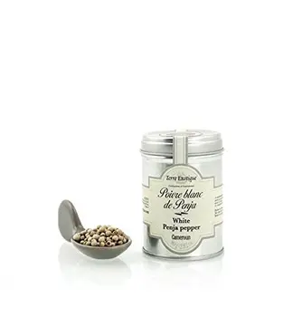 Terre Exotique The Oppb White Penja Pepper 80 g Box of Cameroon
Terre Exotique The Oppb White Penja Pepper 80 g Box of Cameroon