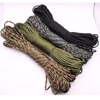 4mm Paracord Parachute Cord Lanyard Rope Mil Spec Type III 7 Strand DIY Bracelet Accessories Travel Rreserve
4mm Paracord Parachute Cord Lanyard Rope Mil Spec Type III 7 Strand DIY Bracelet Accessories Travel Rreserve
