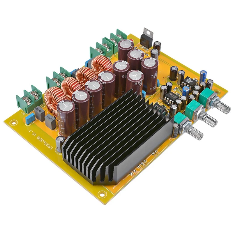 Tas5630 Subwoofer Amplifier Audio Board Class D 2.1 Channel Digital Sound Amplifiers 150Wx2+300W
Tas5630 Subwoofer Amplifier Audio Board Class D 2.1 Channel Digital Sound Amplifiers 150Wx2+300W