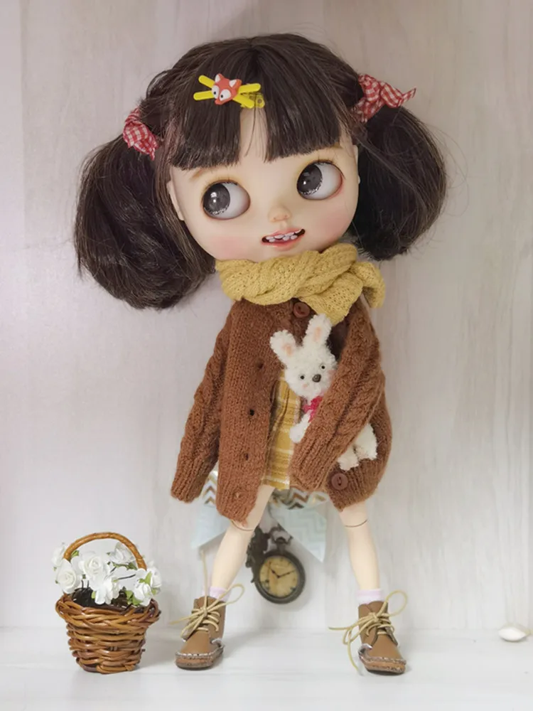 1/6 полосатый свитер для куклы Одежда кукол (подходит Pullip Ob24 BJD Azone Licca ICY jerfish) |