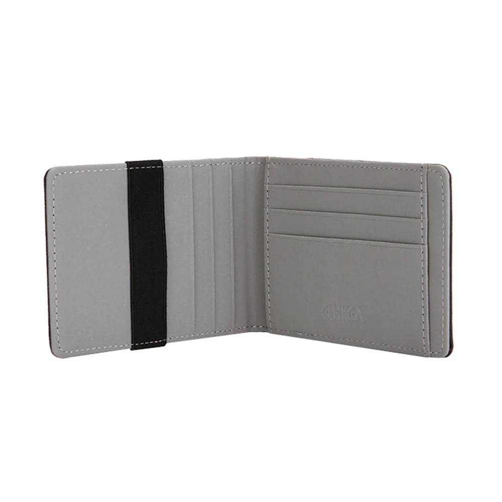 Card Holders Minimalist Slim Wallet RFID Blocking Men Wallet Secure Faux Leather Bag Cards Cash Elastic Band Holder