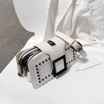 Original Design Fashion Rivet Square Bag & Elegant Stone Pattern Shoulder Bag Crossbody Bag Width 21cm Height 10cm Thickness 9cm 
Original Design Fashion Rivet Square Bag & Elegant Stone Pattern Shoulder Bag Crossbody Bag Width 21cm Height 10cm Thickness 9cm