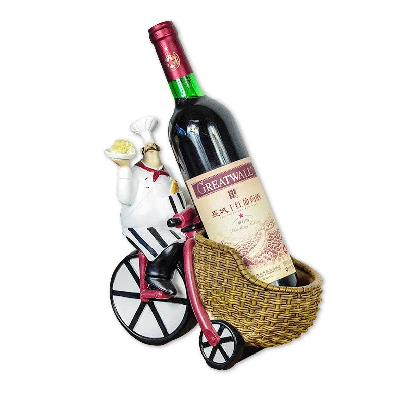 Statues Home Kitchen Decoration Resin Chef Wine Rack Table Sculptures Figurines For Interior Room Ornaments Home Decor Craft
Statues Home Kitchen Decoration Resin Chef Wine Rack Table Sculptures Figurines For Interior Room Ornaments Home Decor Craft