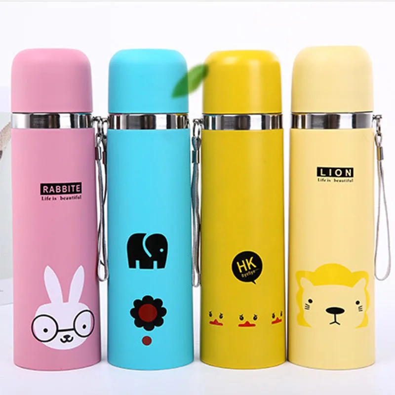 Creative Vacuum Stainless Steel Vacuum Flask Children's Student Portable Cartoon Bullet Water Glass
Creative Vacuum Stainless Steel Vacuum Flask Children's Student Portable Cartoon Bullet Water Glass