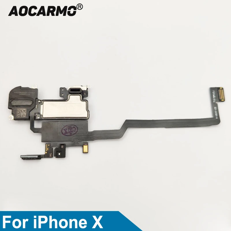 Aocarmo Top Earpiece Ear Speaker With Proximity Light Sensor Flex Cable For iPhone X 10 Replacement Part
Aocarmo Top Earpiece Ear Speaker With Proximity Light Sensor Flex Cable For iPhone X 10 Replacement Part