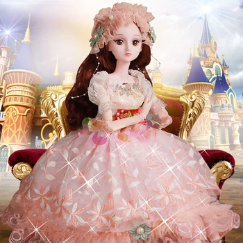 2020 New 60cm Bjd Doll Gifts Box Set Fashion Doll Accessories With Dress Jewelry Comb Stand 4D Eyes Real Eyelashes Toy For Girls 
2020 New 60cm Bjd Doll Gifts Box Set Fashion Doll Accessories With Dress Jewelry Comb Stand 4D Eyes Real Eyelashes Toy For Girls