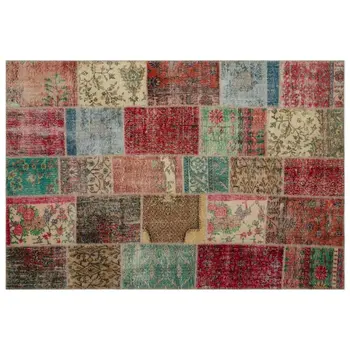 Handmade Natural Vintage Patchwork Area Rug 190x278 Cm-6'3''X9'1''
Handmade Natural Vintage Patchwork Area Rug 190x278 Cm-6'3''X9'1''