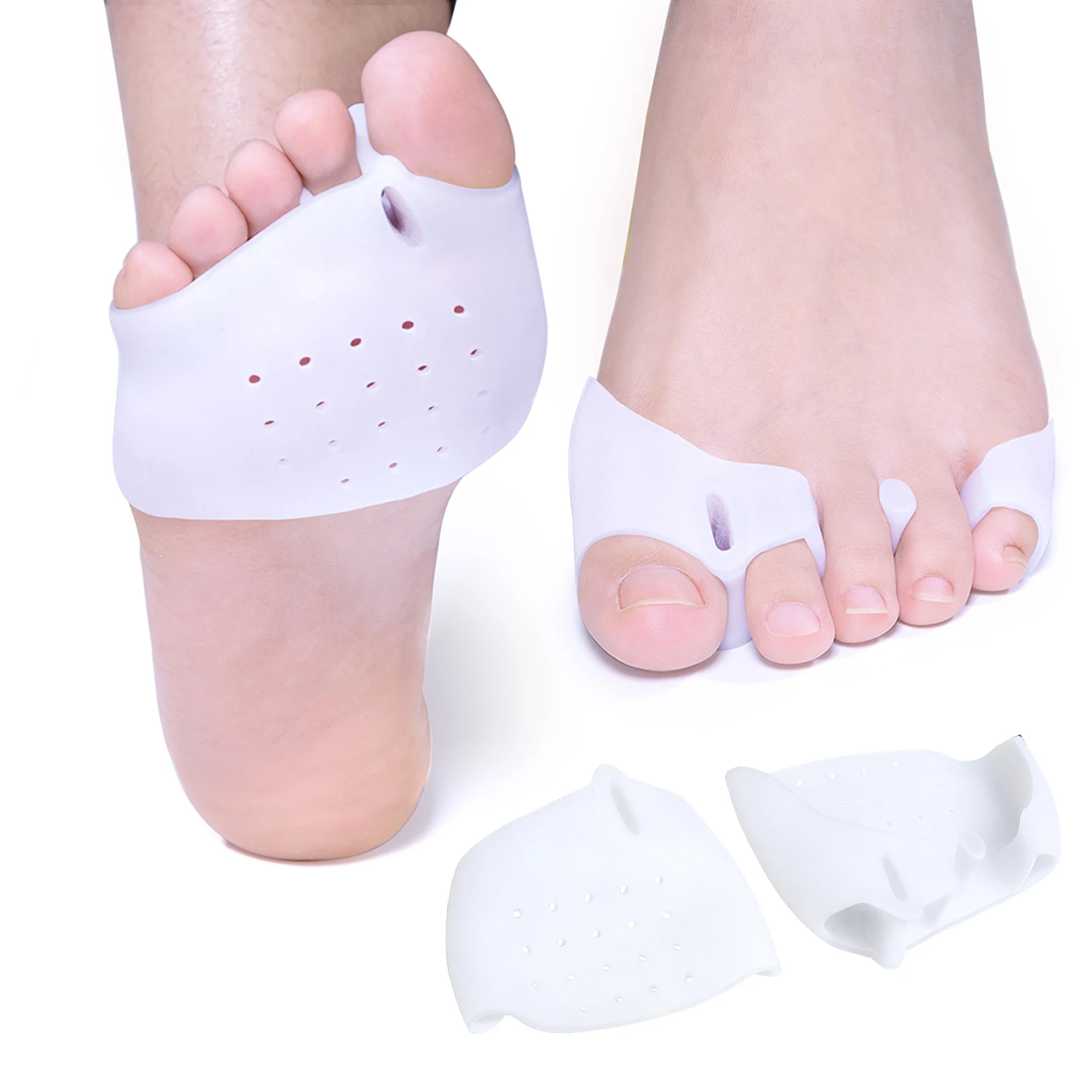2pcs Sumifun Sofe Forefoot Pads Silicone Ball of Foot Cushion For Prevent Foot Corn Callus Blisters Foot Pain Relief C1727
2pcs Sumifun Sofe Forefoot Pads Silicone Ball of Foot Cushion For Prevent Foot Corn Callus Blisters Foot Pain Relief C1727
