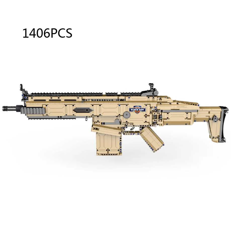 Cool modern military 17s assault rifle building block gun weapon bricks battery powered toy with shotting collection for gifts
Cool modern military 17s assault rifle building block gun weapon bricks battery powered toy with shotting collection for gifts