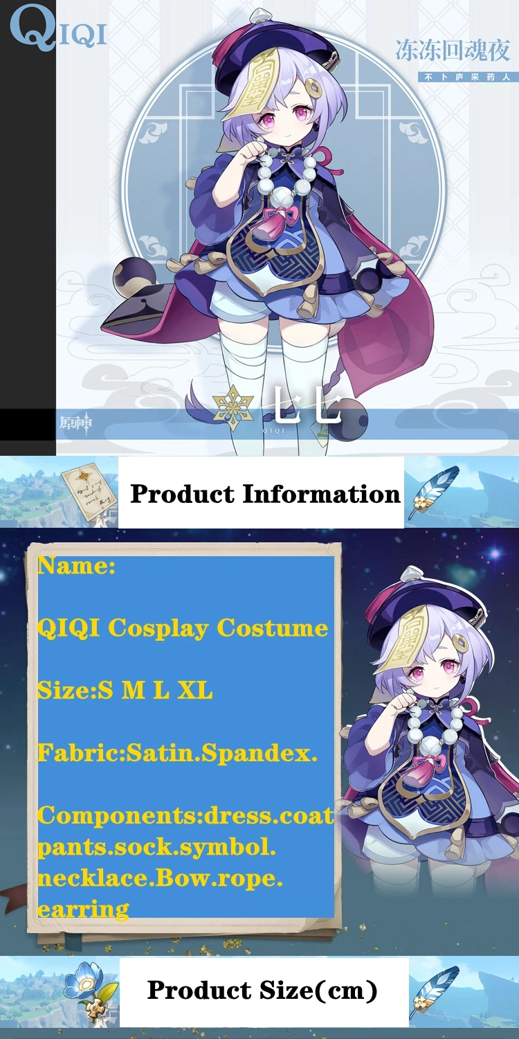 Cosfans Project Qiqi Cosplay Costume Game Genshin Impact Zombie Girl Dress Tops Pants Anime Accessories Set Halloween Clothes Christmas 12 Cosfans Project Qiqi Cosplay Costume Game Genshin Impact Zombie Girl Dress Tops Pants Anime Accessories Set Halloween Clothes Christmas -Zentai shop online H0ce60464f99a40c98d565152e438b2d5T.jpg
