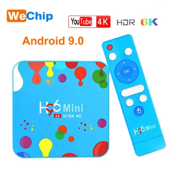 H96 4GB 128GB Android 9.0 TV Box Allwinner H6 Quad Core 6K H.265 Dual Wifi Bluetooth 4K HD Youtube Set top box 4G32G H96mini Box
H96 4GB 128GB Android 9.0 TV Box Allwinner H6 Quad Core 6K H.265 Dual Wifi Bluetooth 4K HD Youtube Set top box 4G32G H96mini Box