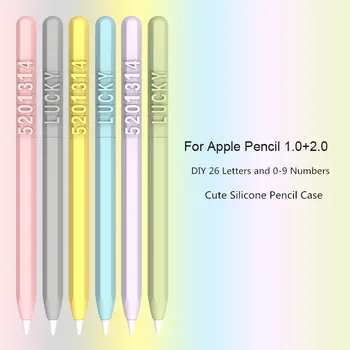 Cute Candy Color Silicone Pencil Case For Apple Pencil 2/1 For iPad Tablet Touch Pen Funny DIY Letter Number Protective Cover
Cute Candy Color Silicone Pencil Case For Apple Pencil 2/1 For iPad Tablet Touch Pen Funny DIY Letter Number Protective Cover