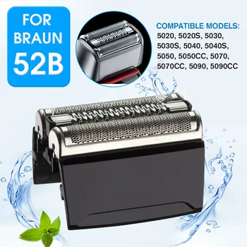 52B Replacement Shaver Foil Cutter Head for Braun Series 5 5020 5020s 5030 5030s 5040 5040s 5050 5050cc 5070 5070cc 5090 5090cc
52B Replacement Shaver Foil Cutter Head for Braun Series 5 5020 5020s 5030 5030s 5040 5040s 5050 5050cc 5070 5070cc 5090 5090cc