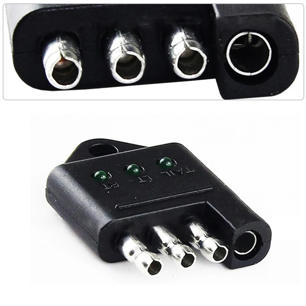 4-core Signal Tester For RV Trailer Yacht 4-Way Flat Wire Tester Flat Tester With LED Tests Tail Light, Stop/turn Lights
4-core Signal Tester For RV Trailer Yacht 4-Way Flat Wire Tester Flat Tester With LED Tests Tail Light, Stop/turn Lights