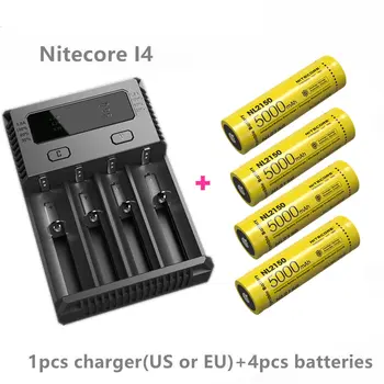 4 pcs of NITECORE 21700 5000mah rechargeable battery NL2150 with NEW I2 charger / or VC4 charger
4 pcs of NITECORE 21700 5000mah rechargeable battery NL2150 with NEW I2 charger / or VC4 charger