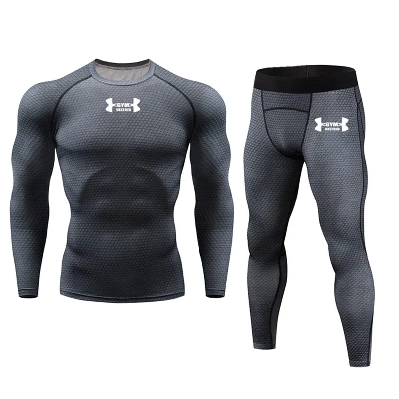 Quick-drying Rashgard men's running suit 3D snake pattern compression tight 2 piece suit gym fitness training sportswear tracksu
Quick-drying Rashgard men's running suit 3D snake pattern compression tight 2 piece suit gym fitness training sportswear tracksu