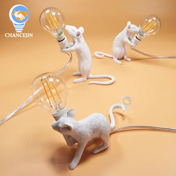 Small and lovely table lamp resin fortunate mouse shape desk light decorated lamp with 4W E12 LED bulb+US/EU plug power cable
Small and lovely table lamp resin fortunate mouse shape desk light decorated lamp with 4W E12 LED bulb+US/EU plug power cable