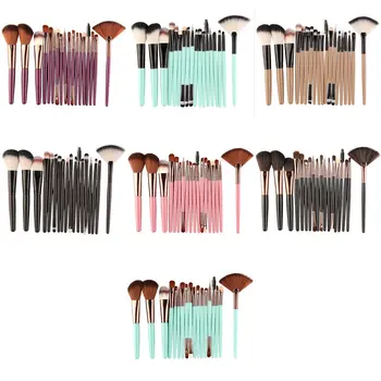 18 Pcs Makeup Brushes With Scalloped Eye Shadow Brush And Lip Brush Beauty Tools Professional-Type Makeup Brush Kit
18 Pcs Makeup Brushes With Scalloped Eye Shadow Brush And Lip Brush Beauty Tools Professional-Type Makeup Brush Kit