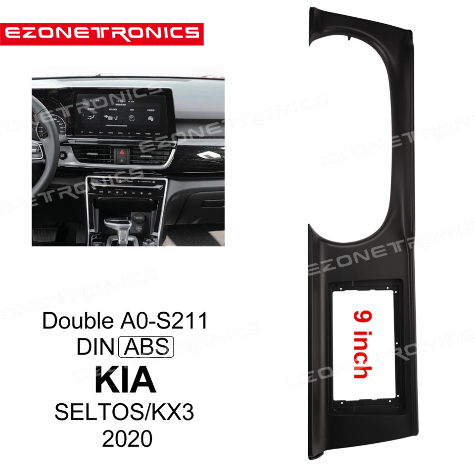 1/2Din Car CD DVD Frame Audio Fitting Adaptor Dash Trim Kits Facia Panel 9inch For Kia SELTOS KX3 2020 Double Radio Player
1/2Din Car CD DVD Frame Audio Fitting Adaptor Dash Trim Kits Facia Panel 9inch For Kia SELTOS KX3 2020 Double Radio Player