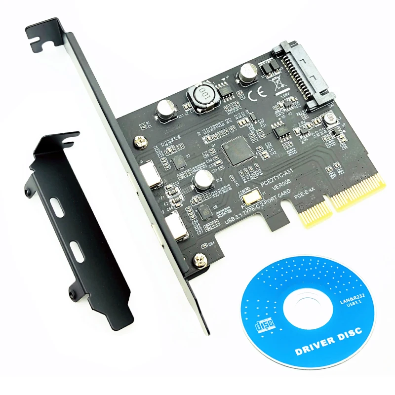 Usb type C PCI Express Card PCI-E 4X к usb 3,1 Gen2 10 Гбит/с 2-портовая карта расширения типа C ASM3142 чип SATA разъем для рабочего стола
Usb type C PCI Express Card PCI-E 4X к usb 3,1 Gen2 10 Гбит/с 2-портовая карта расширения типа C ASM3142 чип SATA разъем для рабочего стола