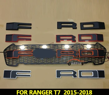 FRONT RACING GRILLE GRILLE 4 ORANGE LED BUMPER MASK COVER TRIMS FIT FOR RANGER T7 XTL PICKUP CAR 2015-2018
FRONT RACING GRILLE GRILLE 4 ORANGE LED BUMPER MASK COVER TRIMS FIT FOR RANGER T7 XTL PICKUP CAR 2015-2018