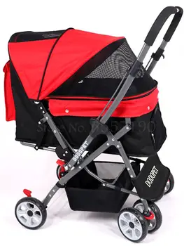 Dog stroller pet stroller dog four-wheeled dog stroller large space cat and dog folding stroller travel supplies
Dog stroller pet stroller dog four-wheeled dog stroller large space cat and dog folding stroller travel supplies