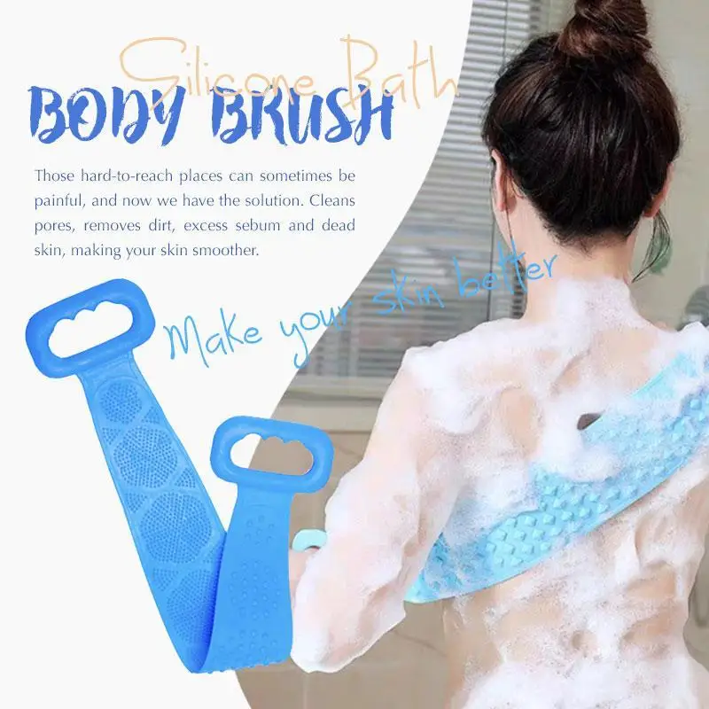 Magic Back Scrubber Silicone Brushes Bath Towels Rubbing Back Mud Peeling Body Massage Shower Extended Skin Clean Shower Brushes
Magic Back Scrubber Silicone Brushes Bath Towels Rubbing Back Mud Peeling Body Massage Shower Extended Skin Clean Shower Brushes