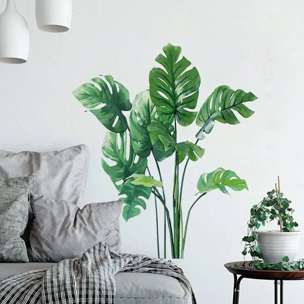 Tropical Plants Wall Decals, Green Palm Tree Leaves Self-adhesive Vinyl Wall Stickers for Home Living Room Office
Tropical Plants Wall Decals, Green Palm Tree Leaves Self-adhesive Vinyl Wall Stickers for Home Living Room Office