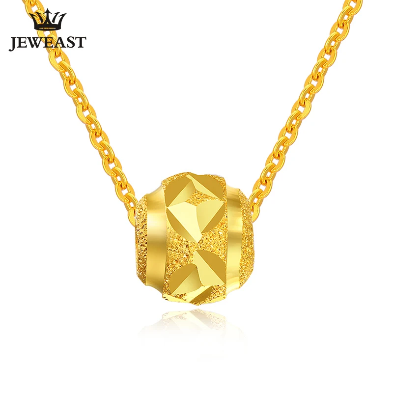 

XXX 24K Pure Gold Pendant Real AU 999 Solid Gold Charm Nice Lucky Beads Upscale Trendy Classic Party Fine Jewelry Hot Sell New